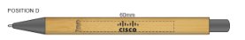SPICE Noclip Bamboo Pen - Natural